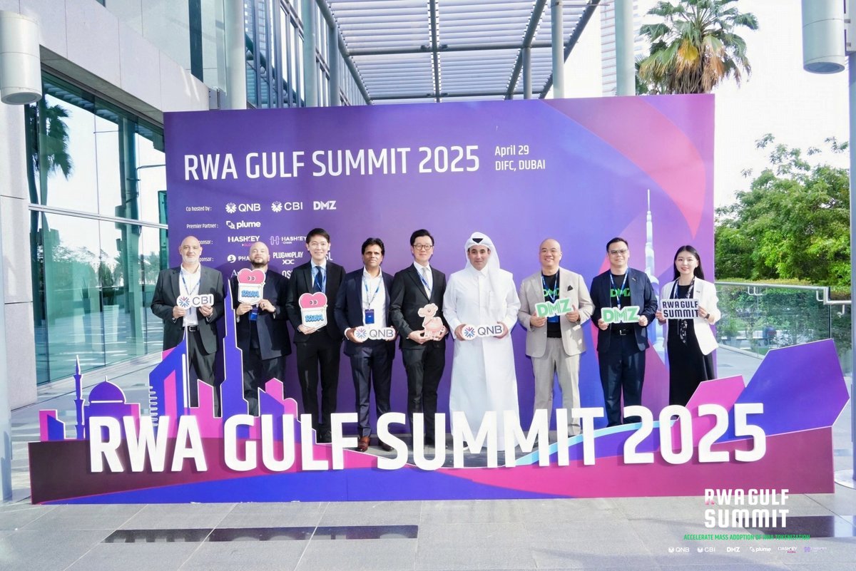 DMZ_Finance's tweet image. RWA GULF SUMMIT 2025 &amp;amp; NIGHT wrapped up with resounding success at @DIFC, Dubai on April 29 during @token2049 week!

Co-hosted by @QNBGroup, CBI and @DMZ_Finance, this highly anticipated summit brought together a diverse group of top banks, institutional investors, sovereign…