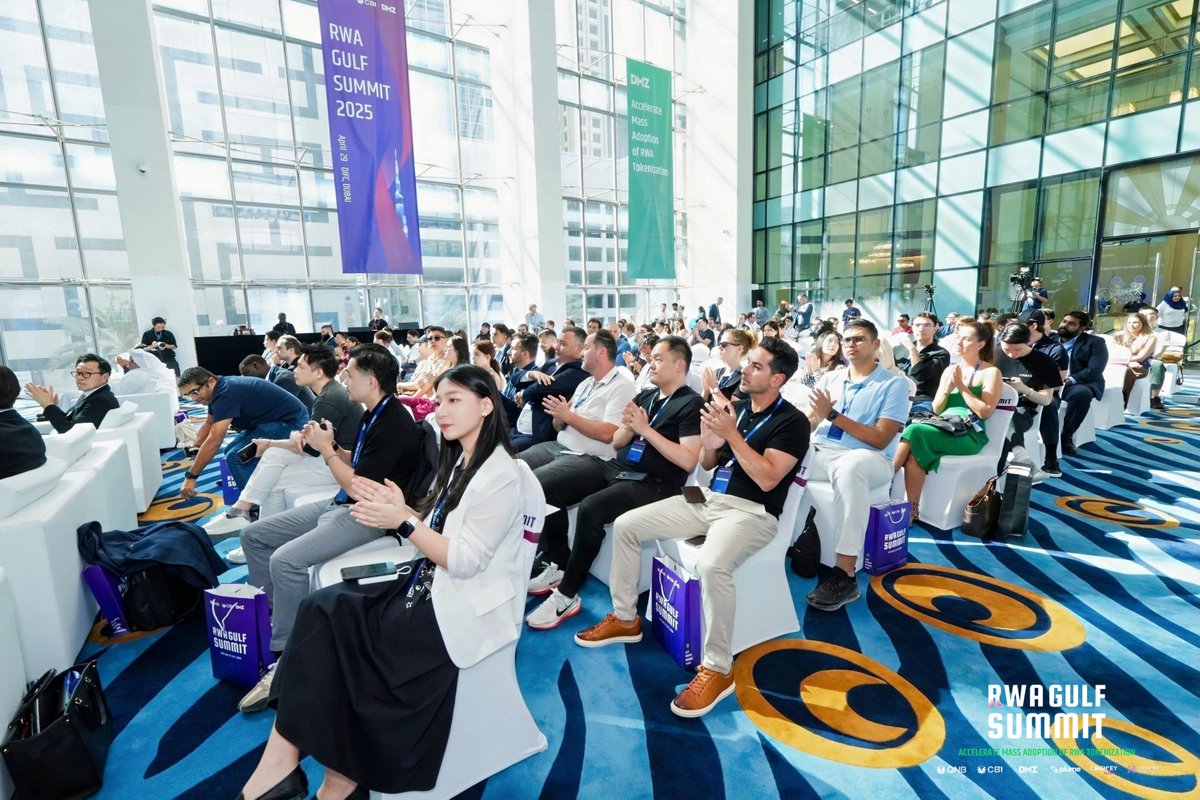DMZ_Finance's tweet image. RWA GULF SUMMIT 2025 &amp;amp; NIGHT wrapped up with resounding success at @DIFC, Dubai on April 29 during @token2049 week!

Co-hosted by @QNBGroup, CBI and @DMZ_Finance, this highly anticipated summit brought together a diverse group of top banks, institutional investors, sovereign…