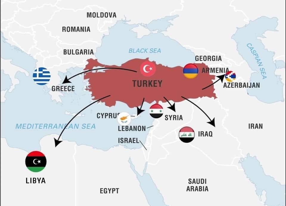 D_abdulkader's tweet image. Turkey is a state that funds, arms and sponsors terrorist organizations across the Middle East through Islamists and in Europe through their Turkish terror group, Grey Wolves. 

The same terrorist sponsoring state interferes in the domestic issues of all its neighbors.

Turkey…