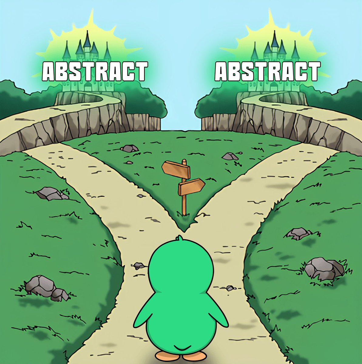 AbstractChain's tweet photo. @FroggyCyborg The choice is clear. https://t.co/mDDI1c56i0