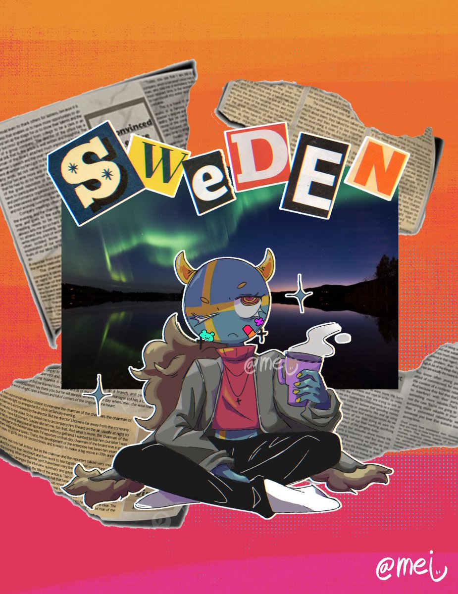 meibuff9923's tweet photo. 🇸🇪🩵💛🗣🗣🗣
#countryhumans https://t.co/iujsOzJv42