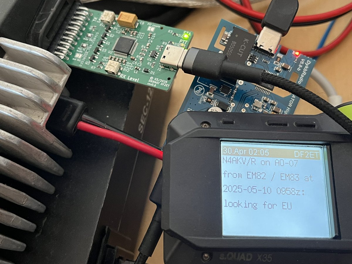 flo_0_'s tweet photo. Fixed the #DingleBop PCB and itβs working good now. Got the pager alarm for upcoming grid line activation by @N4AKV_ at 04:05 in the night π
#amsat #hamradio #dapnet https://t.co/abpBmUP9i7
