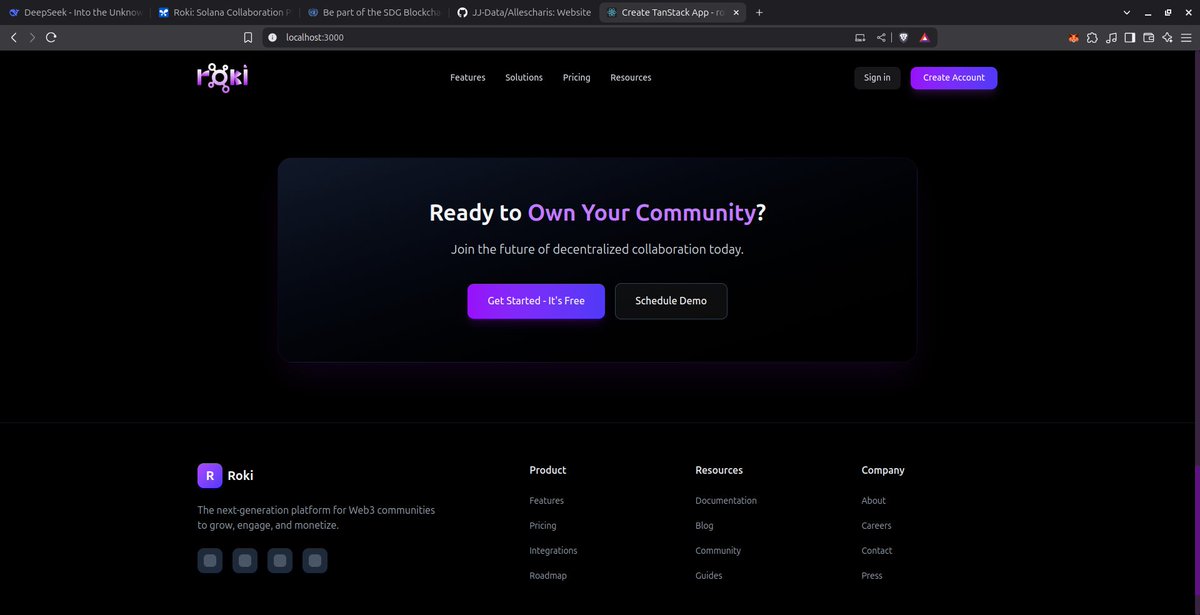 _roki_sol's tweet photo. UI sneak peek ✨ Something special is brewing for Roki communities... Soon™. 🍳 https://t.co/9uBpOT5NvT