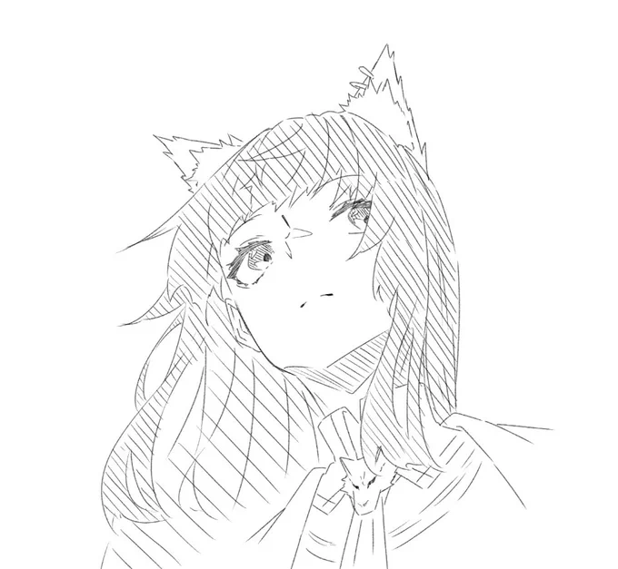 #今月描いた絵を晒そう
4月まじでこれしかない
あとはたまに出しては消してをしてる下描きのやつ 