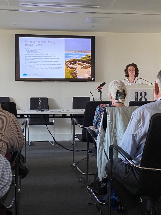 Amanda Chadburn (@amandachadburn) on Twitter photo The fifth and final speaker at the
<a href="/WorldHeritageUK/">World Heritage UK</a>
workshop today is Dr Mairi Davies from Historic Environment Scotland on the Climate Vulnerability Index work on Scottish world heritage sites. #worldheritage The fifth and final speaker at the
<a href="/WorldHeritageUK/">World Heritage UK</a>
workshop today is Dr Mairi Davies from Historic Environment Scotland on the Climate Vulnerability Index work on Scottish world heritage sites. #worldheritage