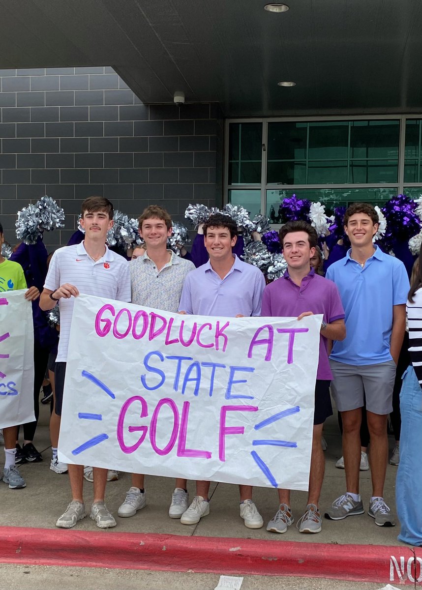 Walk of Champions!
Good luck to our guys playing in the state golf tournament at Legacy Hills Golf Club on Monday and Tuesday! #golow