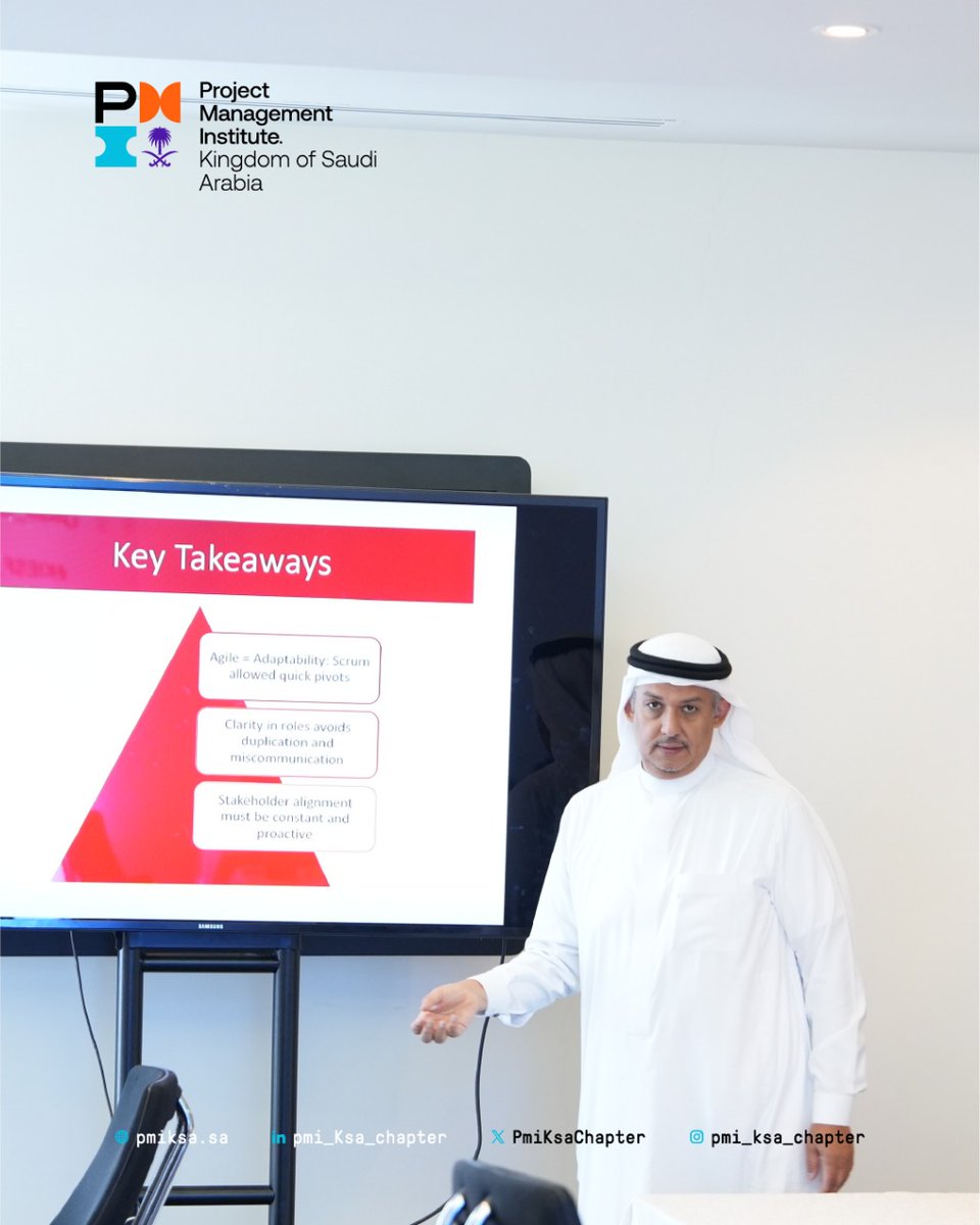 PmiksaChapter's tweet photo. يسر معهد إدارة المشاريع فرع المملكة العربية السعودية أن يشارك في منتدى #كايسف في جامعة الملك فهد للبترول والمعادن، بفعالياته المتميزة بمجموعة من الورش واللقاءات الثرية التي تعكس التزامنا بدعم الكفاءات الوطنية وتعزيز ممارسات إدارة المشاريع بما يتماشى مع تطلعات رؤية المملكة 2030. https://t.co/OnagwceHy9