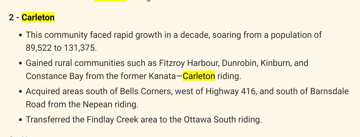 chrisdacey's tweet image. Also of note:

The Carelton boundaries were redrawn to include more of suburban Ottawa and there are 40,000 new voters in the riding.