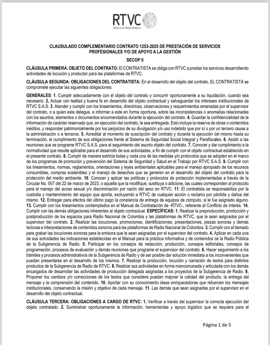 ¿Pereza? Jejeje

Es obvio que no ibas a denunciarme por decir que Petro te paga para decir sandeces, porque es verdad.

Una lástima que los recursos de los colombianos se malgasten así.

Aquí le dejo el contrato que usted prometió publicar y por el cual no me denunció.