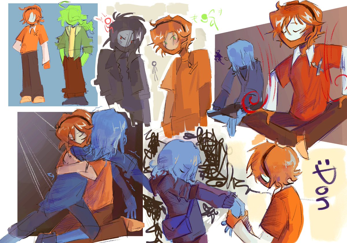 FloverGrej65115's tweet image. #alanbecker #animationvsaddiction #bluestickfigure #orangestickfigure #thesecondcoming #blue #orange #tsc