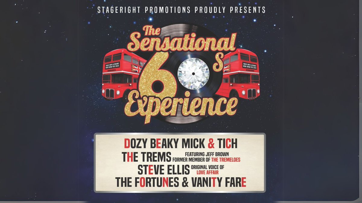 Live music hits the stage at Southend Theatres — there’s something for every music lover. 🎸🎤

🎧 The Elvis Tribute Artist World Tour - 19 May
🎧 The ELO Experience - 22 May
🎧 Rumours Of Fleetwood Mac - 7 Jul
🎧 The Sensational 60s Experience - 24 May