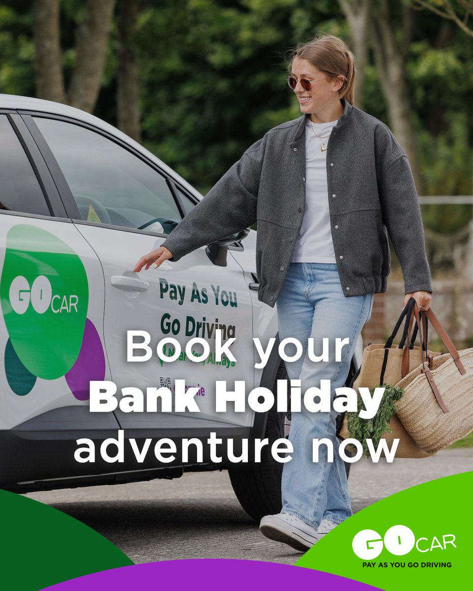 🚗💨 𝗕𝗮𝗻𝗸 𝗛𝗼𝗹𝗶𝗱𝗮𝘆 = 𝗔𝗱𝘃𝗲𝗻𝘁𝘂𝗿𝗲 𝗧𝗶𝗺𝗲! 

Don't let the long weekend pass you by — book your GoCar now and hit the road to somewhere new! 🌄🌊🗺️

👉 Book now at gocar.onelink.me/5IfE/7c1da270