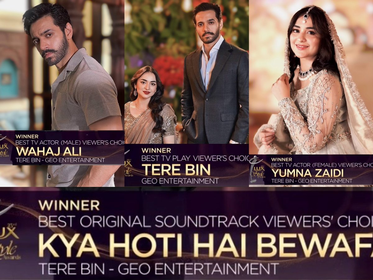 lishalshhhh's tweet photo. I AM SO HAPPY FOR THEM AND FOR US ITS SO WELL DESERVED😭❤️❤️❤️❤️

 #YumHaj #YumnaZaidi #WahajAli #TereBin https://t.co/B5TsoKsEIl