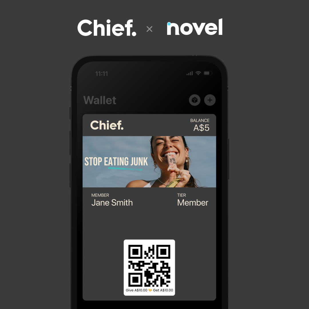 We’re hyped to partner up with this Australian brand, Chief Nutrition. They’re using wallet passes at IRL events to gain insights used to encourage repeat purchases.