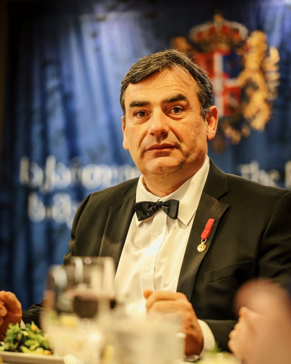 CrownofGeorgia's tweet photo. H.R.H. Prince Davit of Georgia attending the elegant gala dinner in New York, marking his first official royal visit to the Americas.

#bagration #mukhrani #georgia #princedavit #royalhouseofgeorgia #orderoftheeagleofgeorgia https://t.co/2rDYk3zrtj