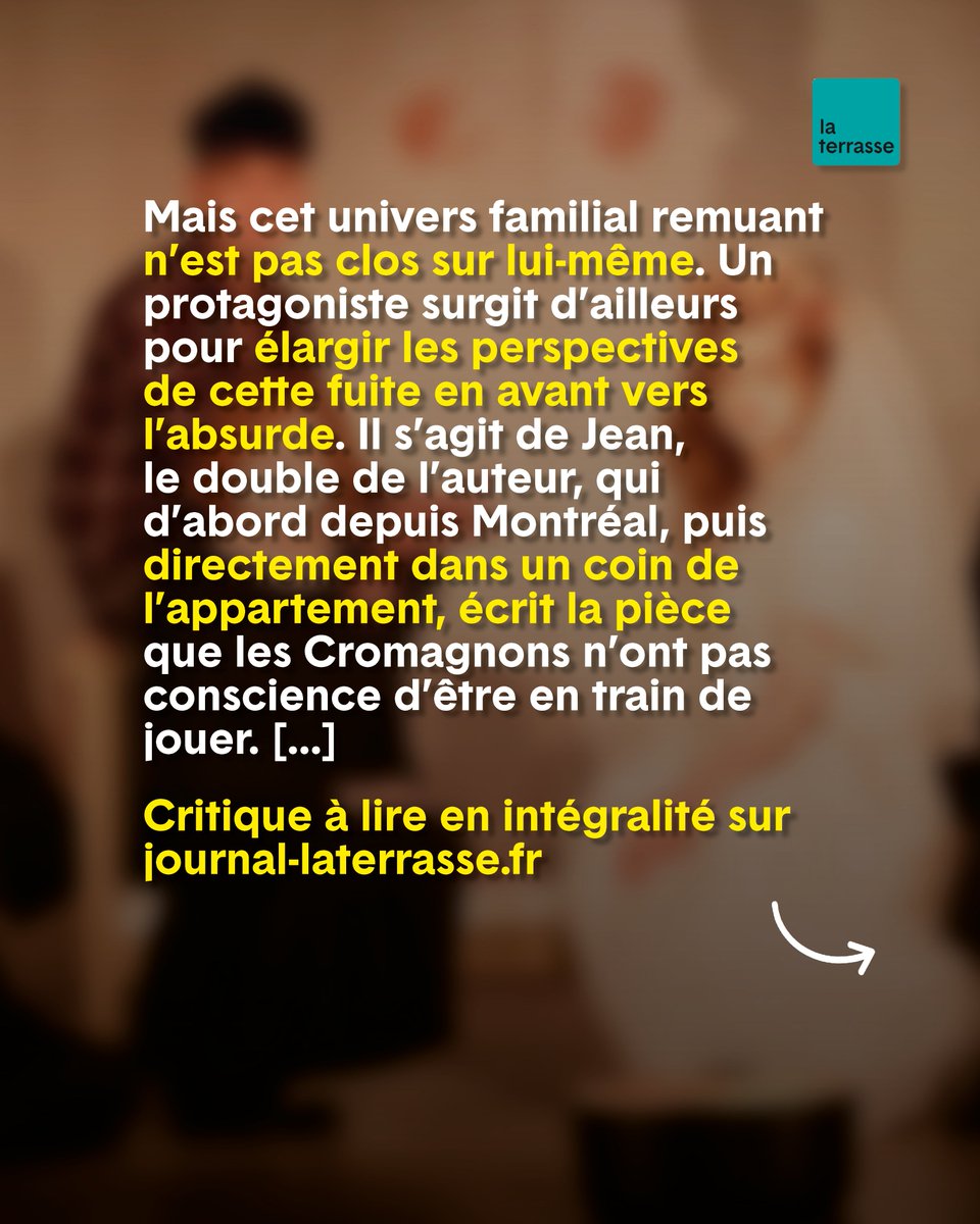 Journal La Terrasse (@news_laterrasse) on Twitter photo ✍️ "JOURNÉE DE NOCES CHEZ LES CROMAGNON" DE WAJDI MOUAWAD
👉À lire en intégralité en ligne : journal-laterrasse.fr/journee-de-noc…
🗓️ Du 29 avril au 22 juin à <a href="/lacolline_tn/">La Colline</a>
📷 © Simon Gosselin
#critique #spectaclevivant #laterrasse #wajdimouawad #liban #guerrecivile #jeunesse #théâtre ✍️ "JOURNÉE DE NOCES CHEZ LES CROMAGNON" DE WAJDI MOUAWAD
👉À lire en intégralité en ligne : journal-laterrasse.fr/journee-de-noc…
🗓️ Du 29 avril au 22 juin à <a href="/lacolline_tn/">La Colline</a>
📷 © Simon Gosselin
#critique #spectaclevivant #laterrasse #wajdimouawad #liban #guerrecivile #jeunesse #théâtre