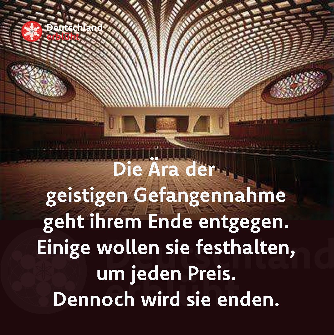 Deutschlanderb's tweet photo. Hast du dich von deinen geistigen Fesseln befreit, bist du bereit?
#allesneu #wandel #deutschland #freiheit #deutschlanderblüht https://t.co/LMyvgb4kr6