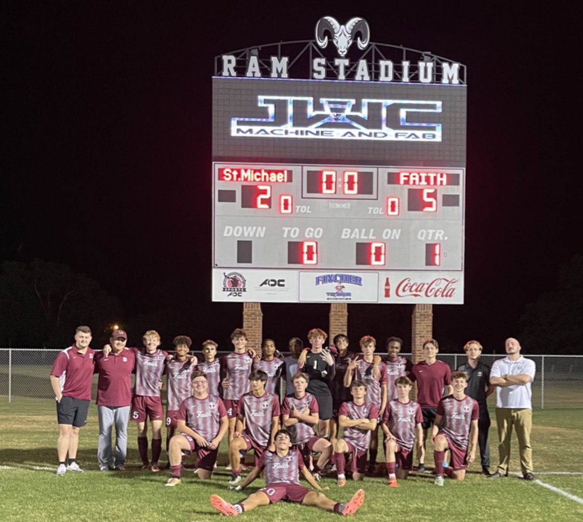 blakejohnsongk's tweet photo. 🚨ADVANCED TO ROUND 3 ALABAMA PLAYOFFS 

“You have to fight to reach your dream. You have to sacrifice and work hard for it.” -Lionel Messi

🚩Big 5-2 round 2 playoff win over St. Michael’s, the #4 varsity 5A team in the state. 

We played like a unit. All gas. No brakes. 

🚩JOIN ME FOR MY NEXT GAME.

ROUND 3 PLAYOFFS
Friday, May 2 at 7 PM
Faith Academy
Mobile, AL

#soccer #goalkeeper #CollegeRecruiting #SoccerProspect #CollegeBound #NextLevel
#SoccerWire #SoccerRecruit #soccershowcase