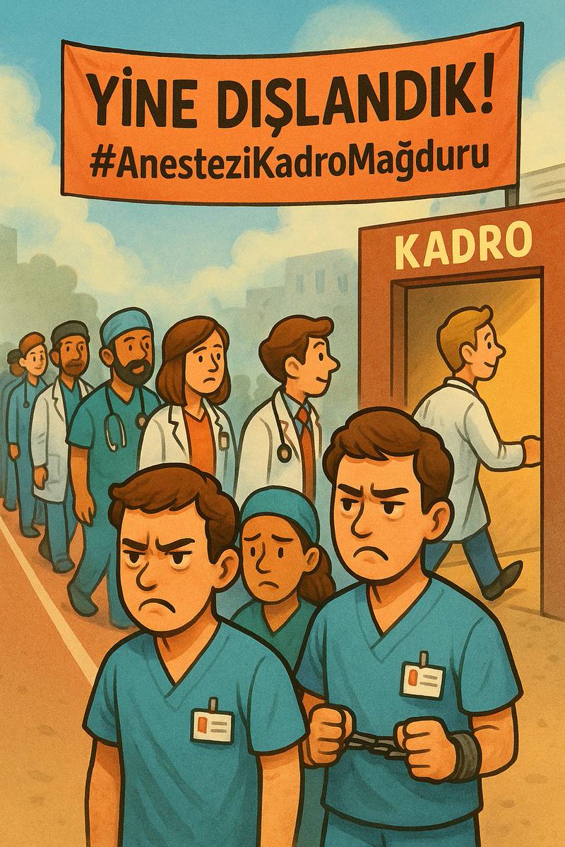 Anestezi uzmanlarının tek yardımcısı bizken atamada görmezden geliniyor. Bizler atanıp hekimlerimizin iş yükünü azaltmak istiyoruz!
<a href="/drmemisoglu/">Prof. Dr. Kemal Memişoğlu</a> <a href="/DrYerebakan/">Dr. Halit Yerebakan</a>
<a href="/ProfDrHulagu/">Sadettin HÜLAGÜ</a>
#AnesteziKadroMağduru