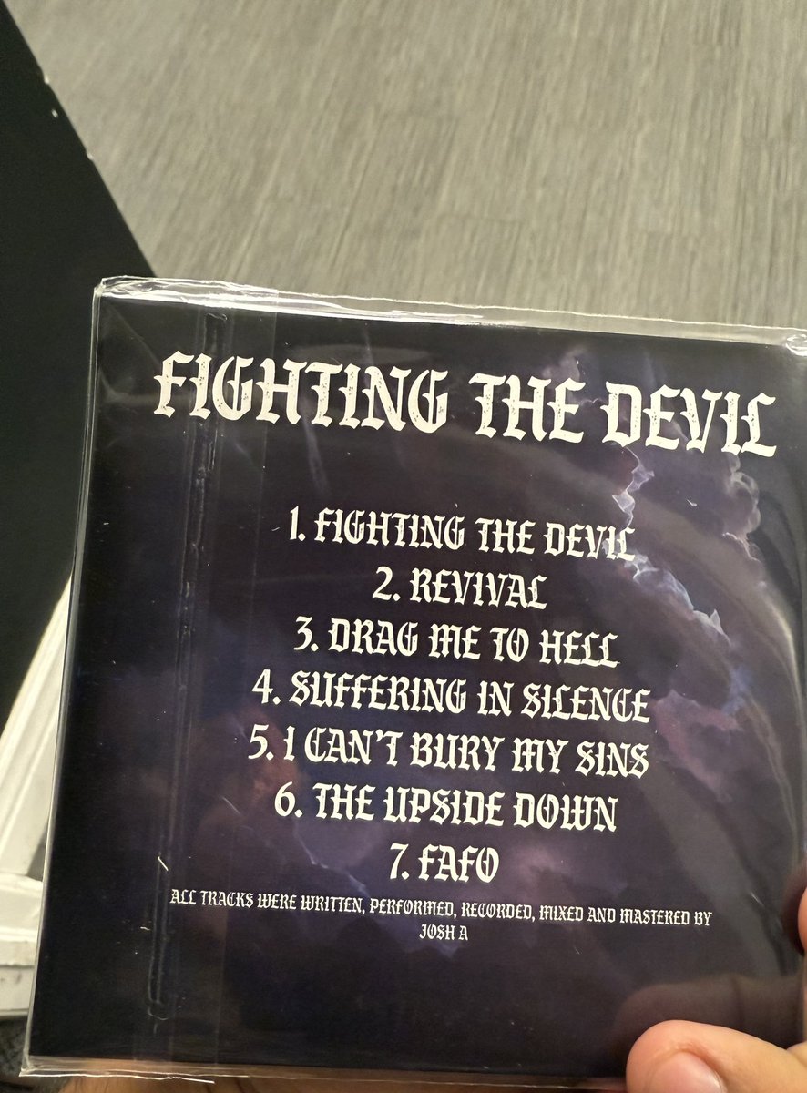 OfficialJoshA's tweet image. FIGHTING THE DEVIL.

DROPS TONIGHT.