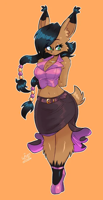 I put Secretary Nicole's fit in there  