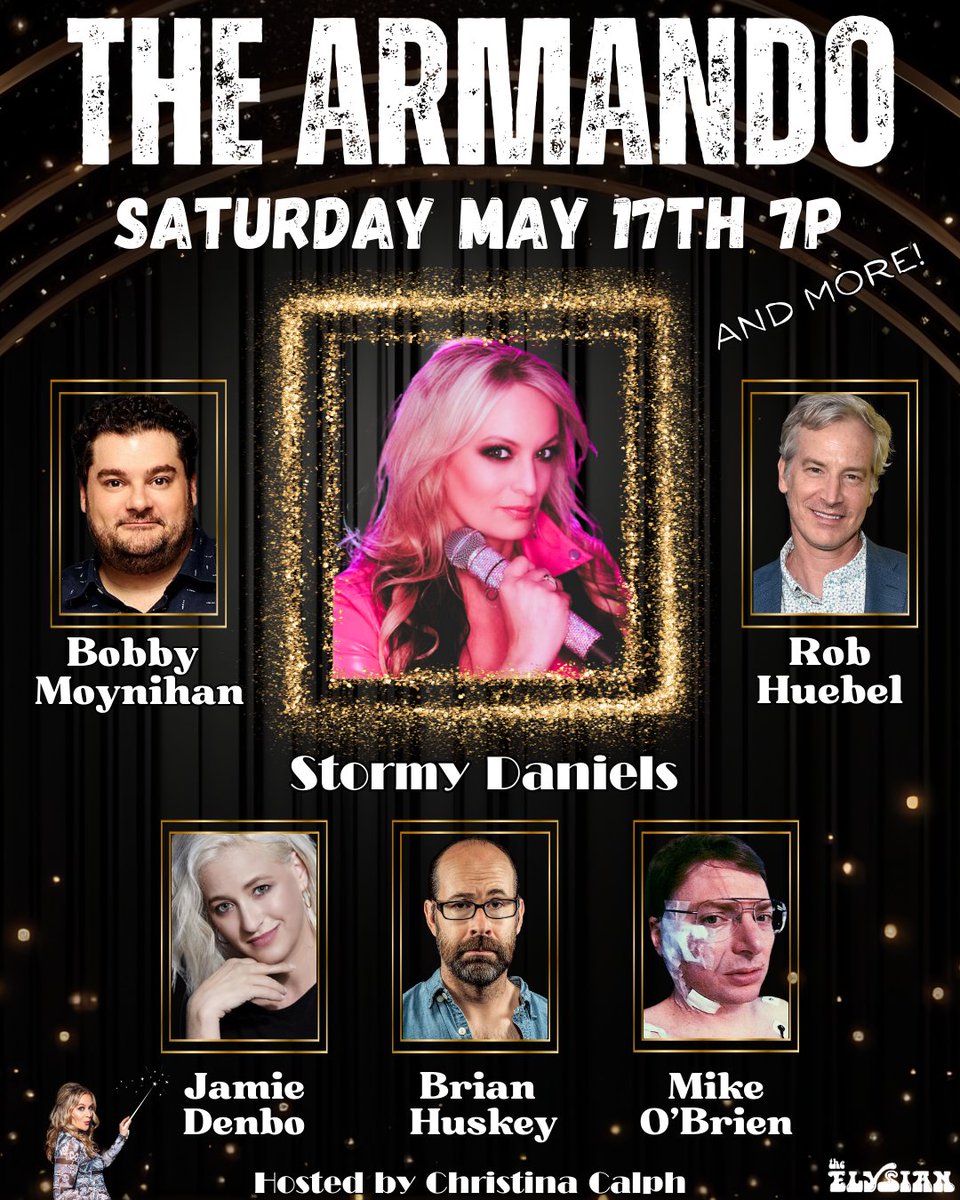 STORMY, BOBBY MOYNIHAN &amp; MORE on 5/17 Armando! - mailchi.mp/421e7d455b1b/s…