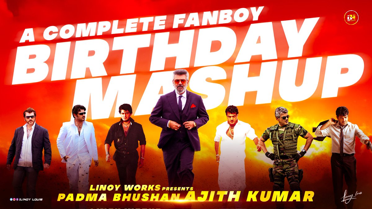 Karnataka_AFC's tweet photo. AK Birthday Special FANBOY Mashup OUT NOW On #LINOYWORKS YouTube Channel ๐ฅ๐ฅ๐ฏ
MASHUP LINK - https://t.co/jaG2SVgxwj
#HBDAjithKumar #Ajithkumar #HappyBirthdayAjithkumar #TeamPhoenixBangalore
@I_AmThe_Emperor https://t.co/pDT6gj2BPJ