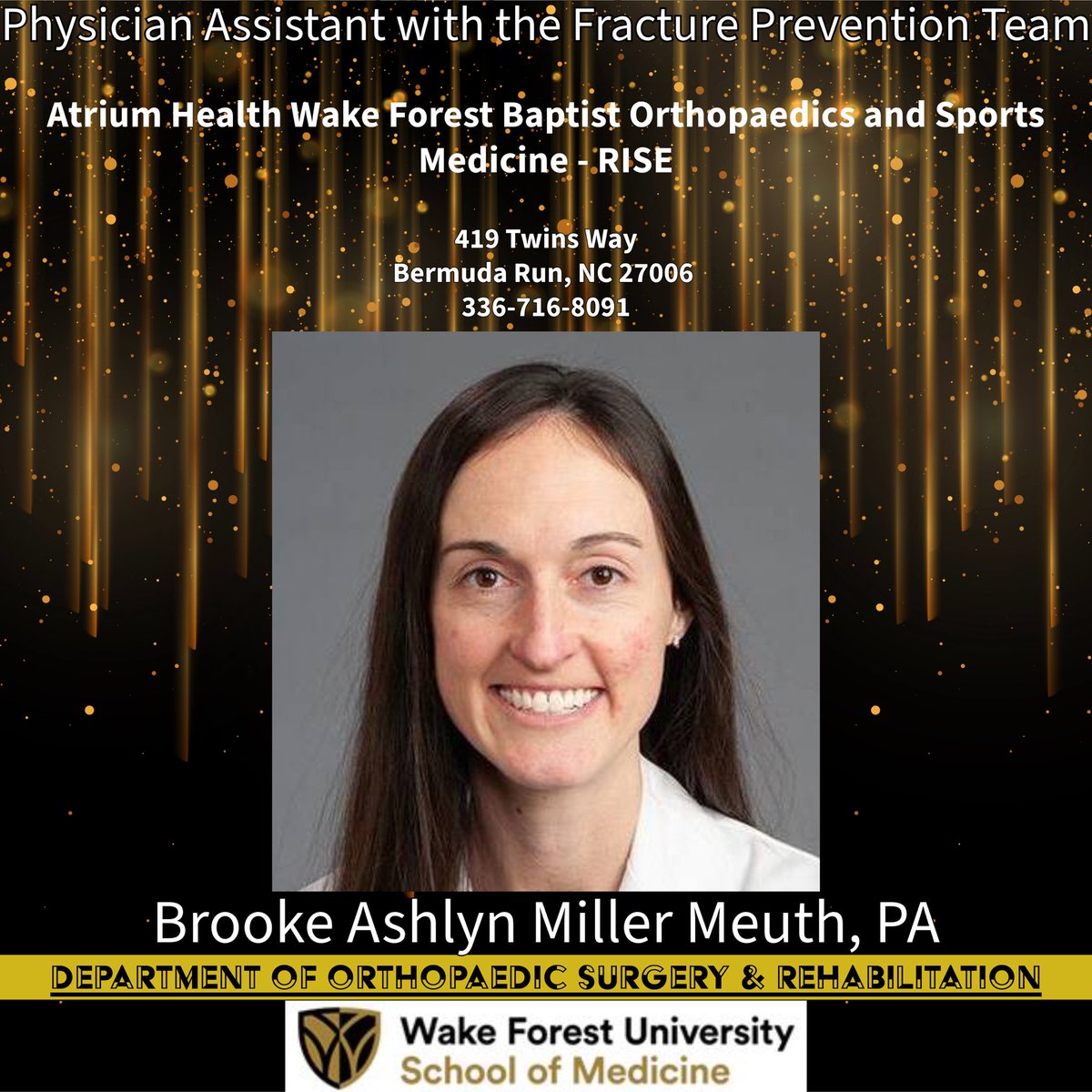 WakeForestOrtho's tweet photo. Please Welcome Our New APP's to the Department of Orthopaedic Surgery and Rehabilitation! #wfortho https://t.co/Ej3SH7rwTf