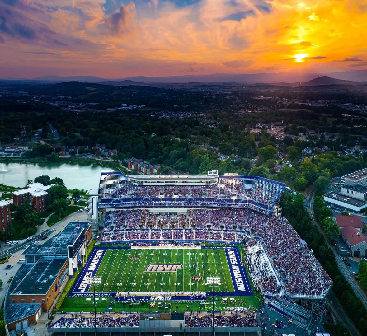Jordan (@temporarystairs) on Twitter photo <a href="/GroupOfFiveGuys/">Group Of Five Guys</a> Don’t sleep on the views of Newman lake and the blue ridge mountains from Bidgeforth stadium <a href="/JMUFootball/">JMU Football</a>! <a href="/GroupOfFiveGuys/">Group Of Five Guys</a> Don’t sleep on the views of Newman lake and the blue ridge mountains from Bidgeforth stadium <a href="/JMUFootball/">JMU Football</a>!