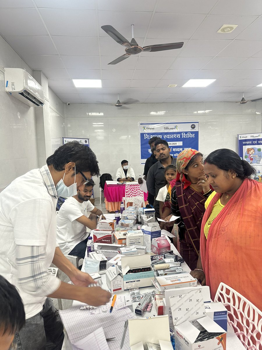 OrgRews's tweet photo. Organised a health camp at Bawana for industrial workers and their families providing free health check up and medicines supported by SIDBI https://t.co/EB5lefxqat
