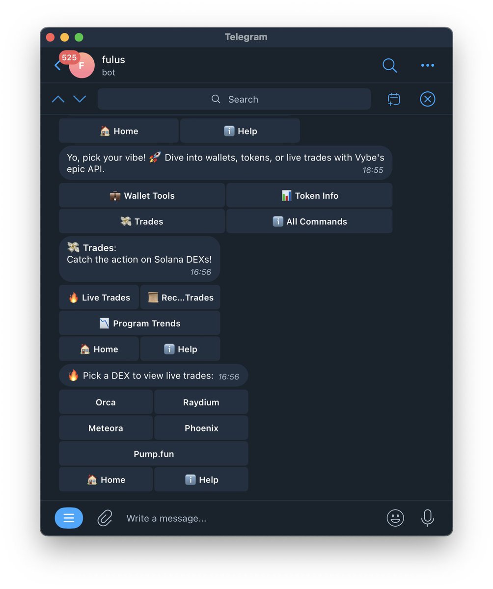 MI_Musty's tweet photo. 3/ @FulusVybe’s got recent trades and live DEX action! Orca, Raydium, https://t.co/ki1NUtscib—name it, we track it with vibe. https://t.co/koaWW4tFjH