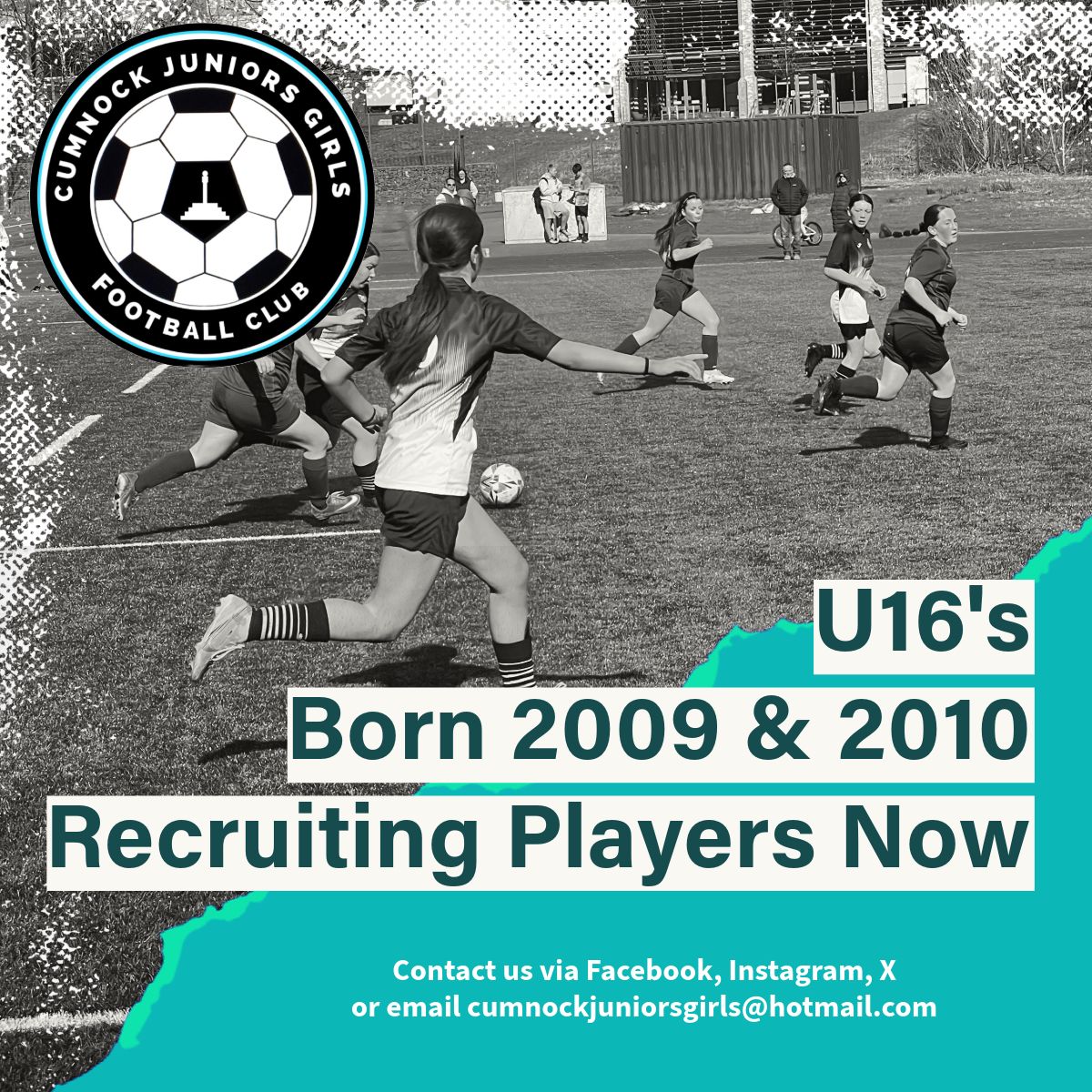 Looking to add a few additional players to our U16’s. This is including a Goalkeeper. 

We offer a full player pathway here with opportunities for further development and also volunteering as well. Please get in touch ⚽️🖤🤍🩵🐺