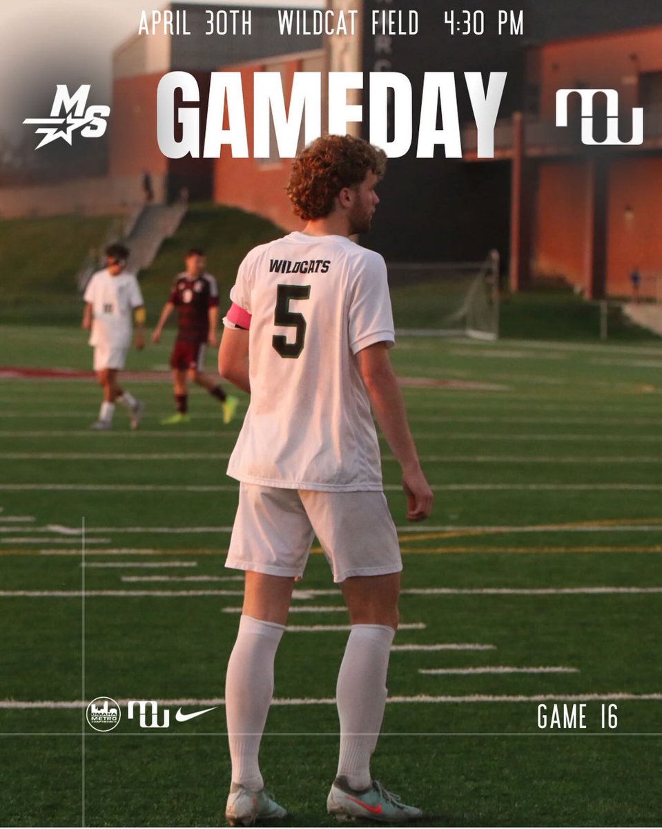 GAME DAY ⚽️🐾
Varsity takes on Millard South
4:30 pm 
Wildcat Field