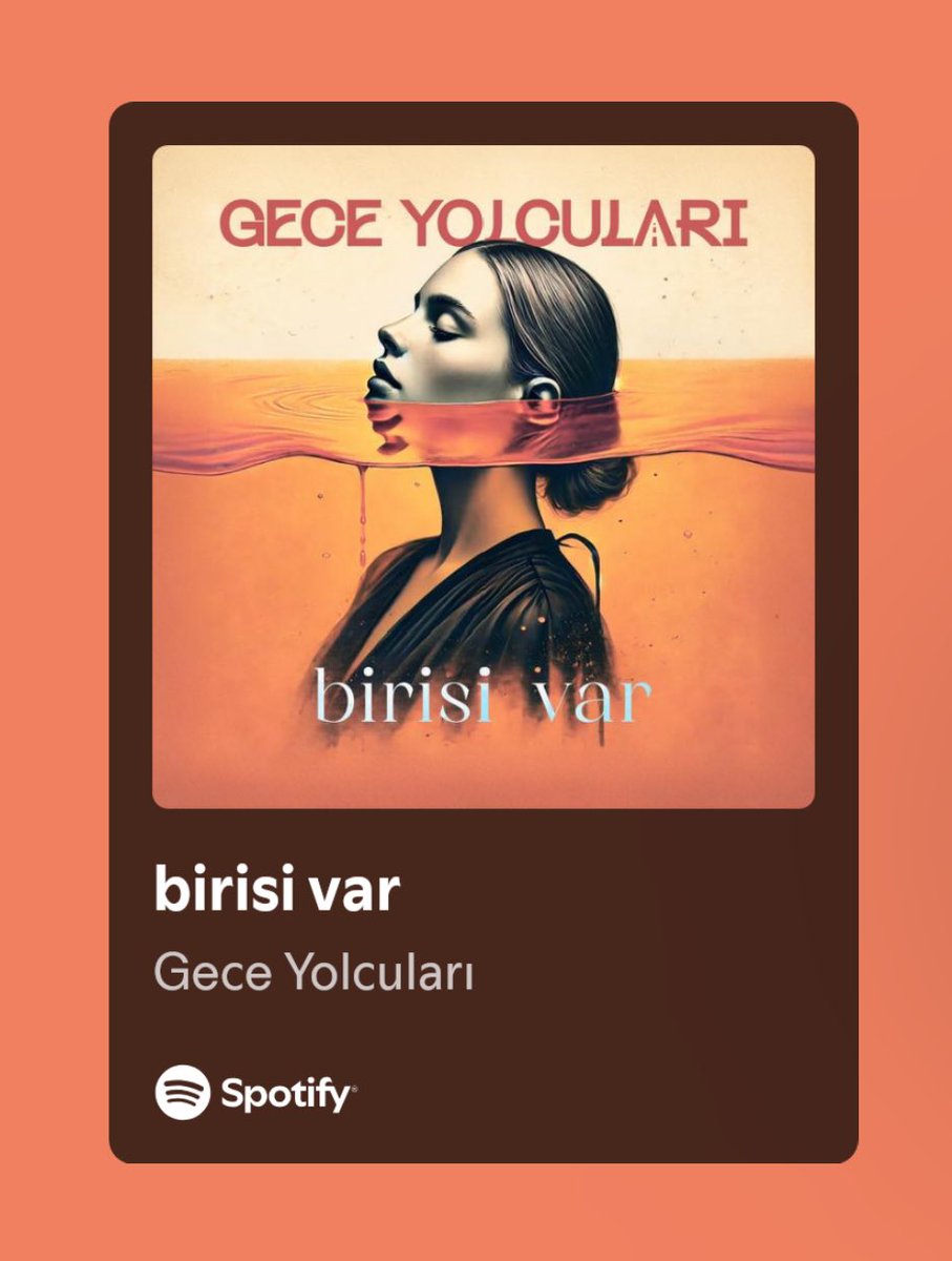 Gece Yolcuları (@geceyolculari) on Twitter photo Yeni Single 
“birisi var” yayında!!!
Hemen dinle💎 🎧 open.spotify.com/album/3Cjvnb8X… Yeni Single 
“birisi var” yayında!!!
Hemen dinle💎 🎧 open.spotify.com/album/3Cjvnb8X…