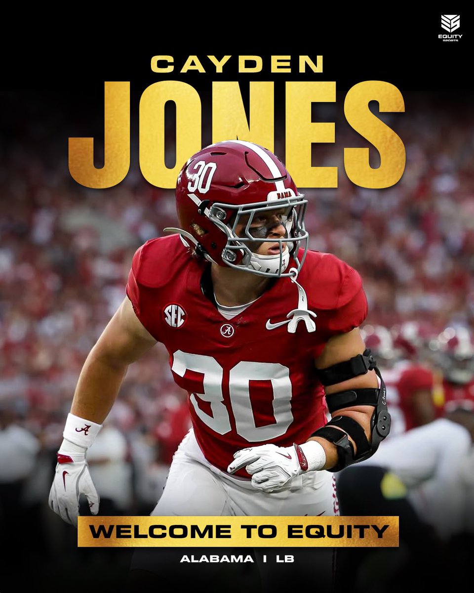 excited to welcome <a href="/caydenjones_33/">Cayden Jones</a> to the Equity family for NIL representation 🔥