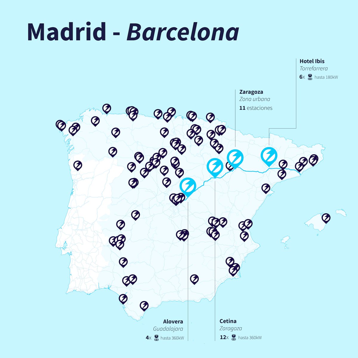 zunder_es's tweet image. ☀️El mes de mayo está a la vuelta de la esquina y... ¡Llegan los puentes y los días festivos a la Comunidad de Madrid!

🚗Si vas a viajar durante este mes con tu coche eléctrico, aquí te dejamos las mejores rutas

🐙Galicia
🏔️Pais Vasco
🏛️Barcelona
🏖️Alicante…