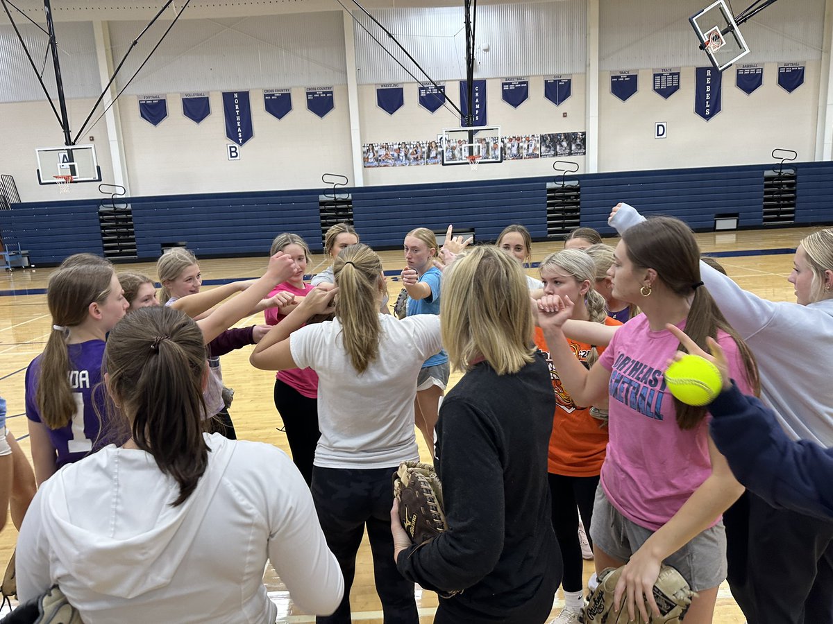 Yay!! I am back at <a href="/NE_rebels_sb/">Northeast Rebels Softball</a> for leadership and mindset training! The past two seasons they stepped into building a foundation around the mental side of the game and I have loved working with these young ladies!! #mentalgamematters  #bigheartmm #dreambig #letsgo