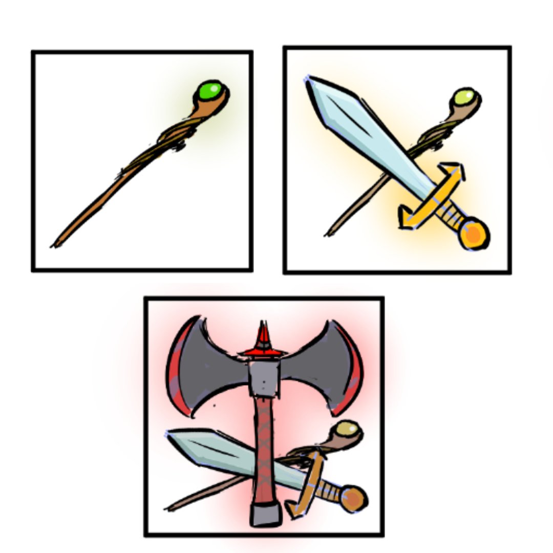 our artist is cooking on new difficulty art... preliminary sketches