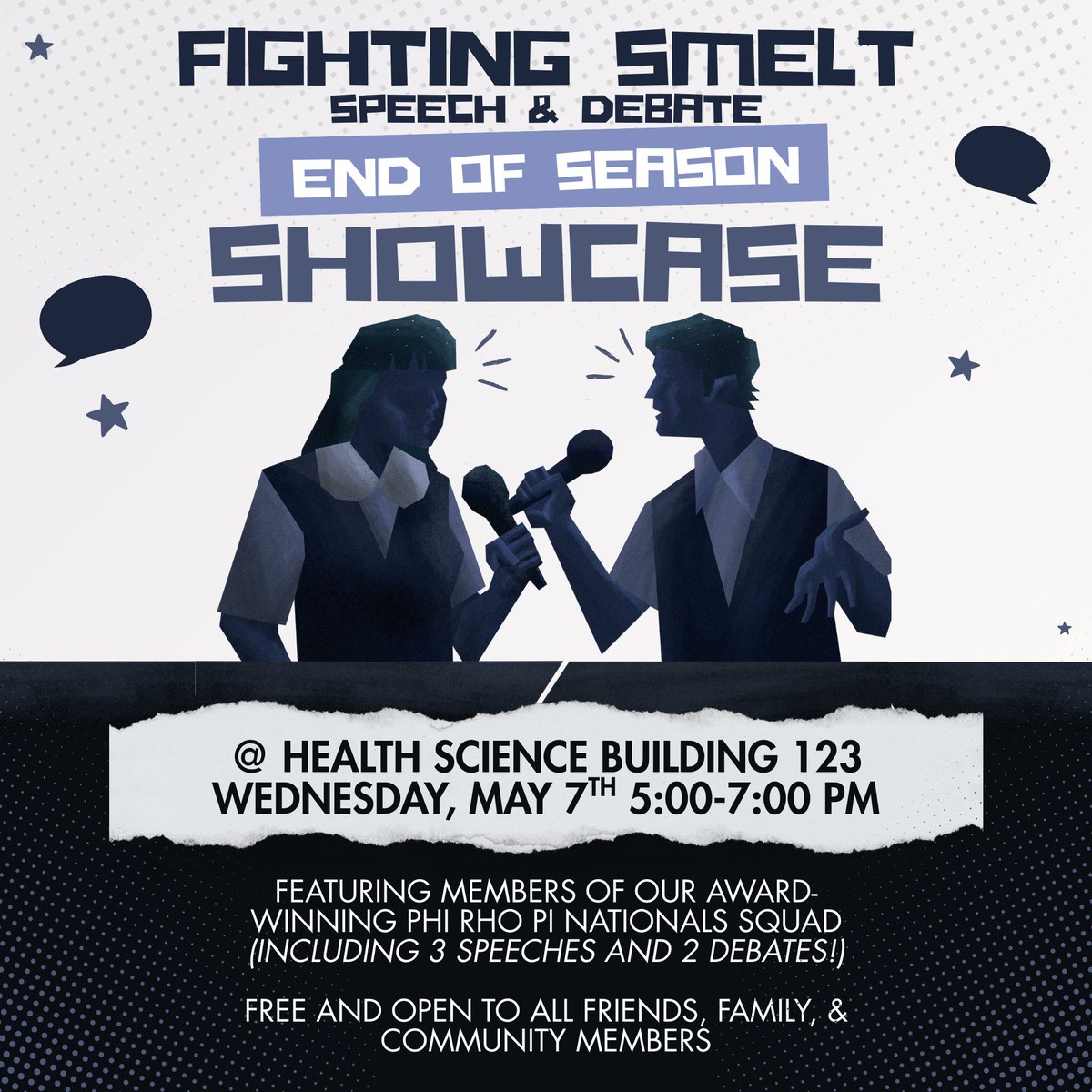 LCC_studentgov's tweet photo. Come celebrate the conclusion of an amazing season with the Fighting Smelt! The event is completely free, and open to all family, friends, and the entire LCC community. See you there! 🐟 https://t.co/KY01uui6rW