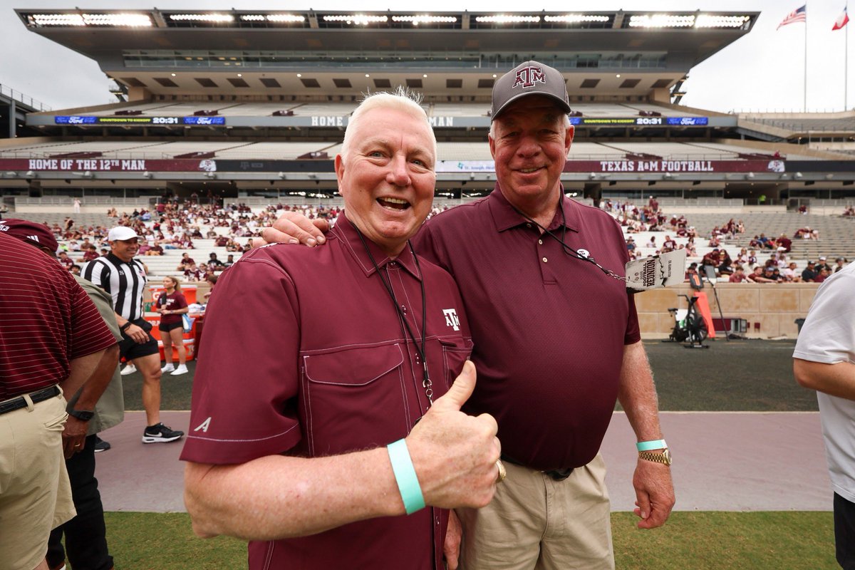 TAMULettermen's tweet image. Happy to have our football guys back in Aggieland for the 2025 Football Reunion!
