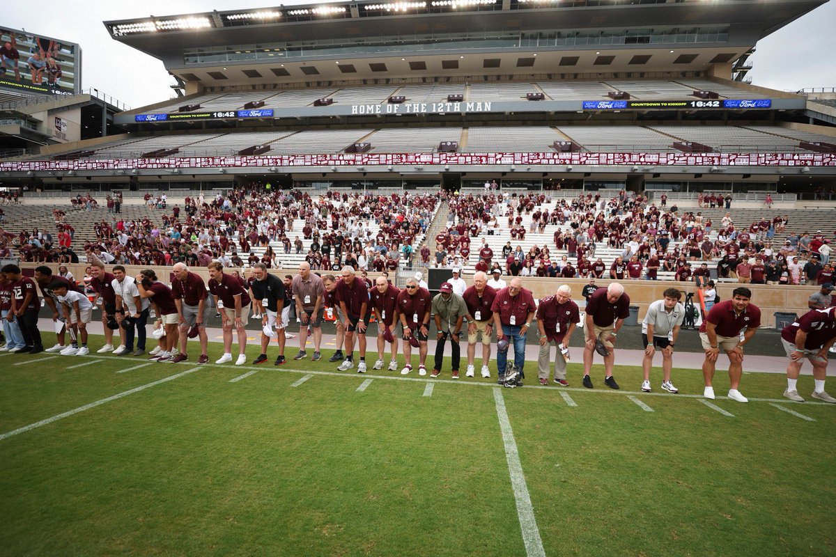 TAMULettermen's tweet image. Happy to have our football guys back in Aggieland for the 2025 Football Reunion!