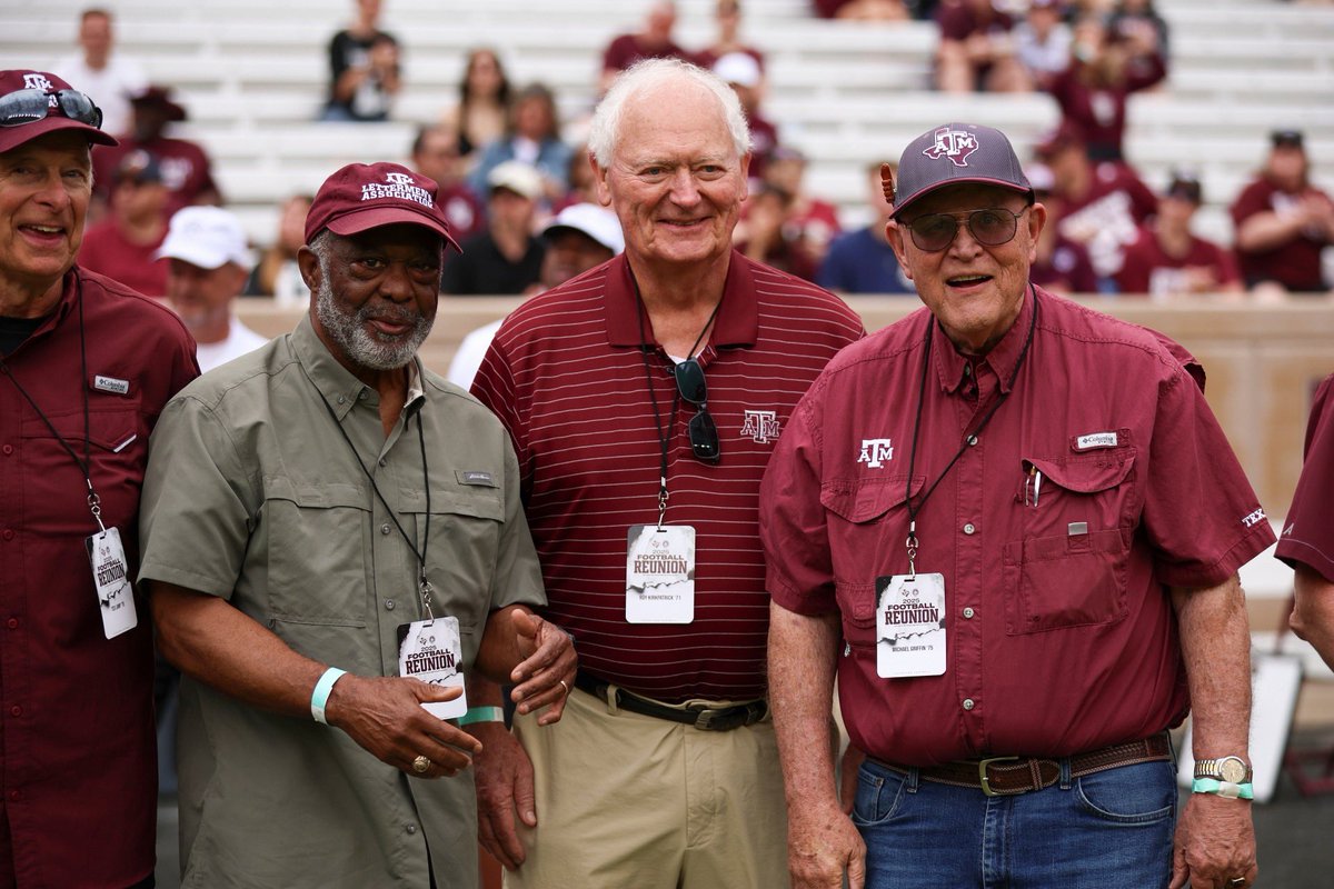 TAMULettermen's tweet image. Happy to have our football guys back in Aggieland for the 2025 Football Reunion!