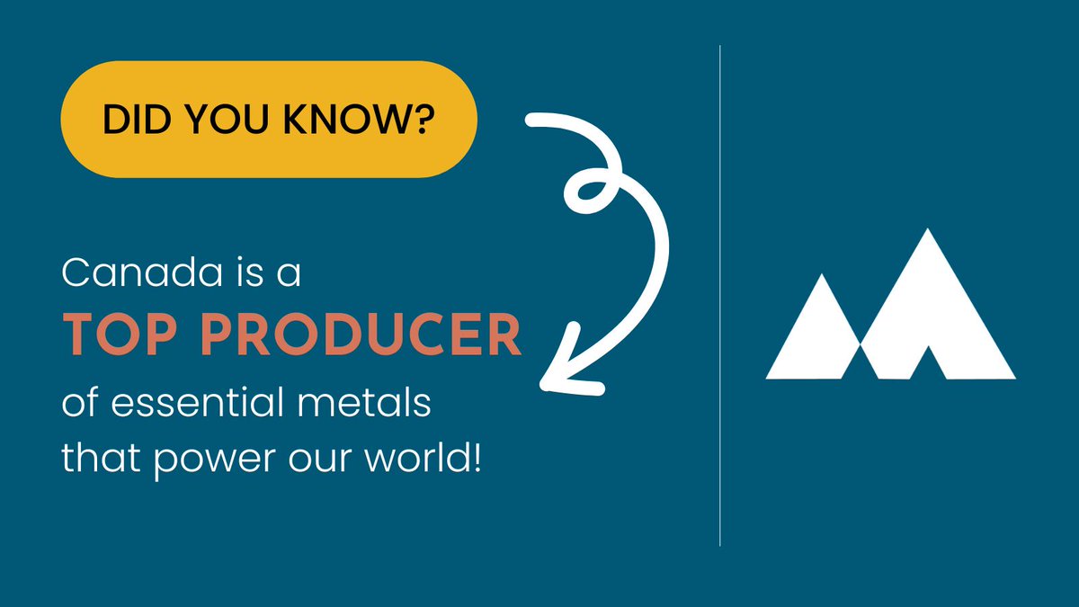 💡 DYK? Base Metals are the Backbone of Modern Life! 🇨🇦⛏️

Canada is a top producer of essential base metals that power our world:
🏗 Copper – Fuels electrical grids &amp; renewable energy 🌱⚡
🔩 Zinc – Protects infrastructure from rust &amp; corrosion 🏢
🔋 Lead – Powers batteries &amp;