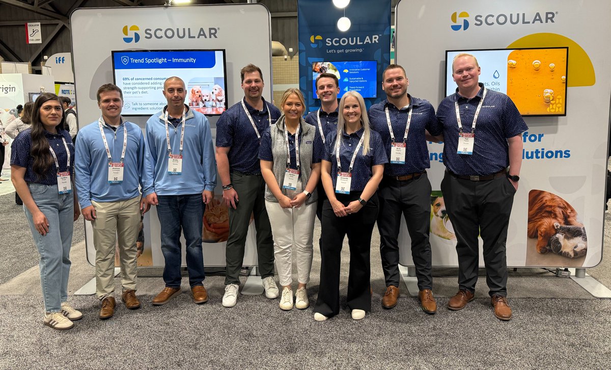 We want to connect at Pet Food Forum! Swing by Booth 2519 to meet our team and discover our innovative ingredients: scoular.com/pet-food-ingre…
#PetFoodForum #PetFoodIngredients #supplychain