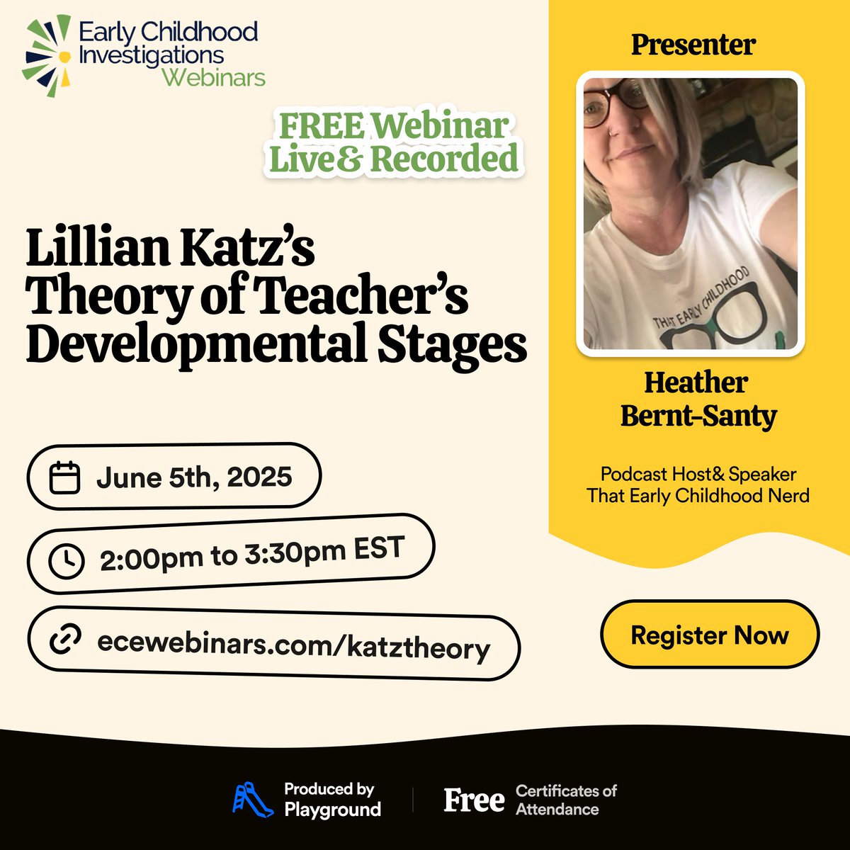 ECEWebinars's tweet image. What if teacher growth was just as important as child development?

Join Heather Bernt Santy to explore Lillian Katz’s powerful framework for understanding how educators evolve and how programs can better support them

Register here: ecewebinars.com/3Ry9ra9

#EarlyEd #ECEWebinars