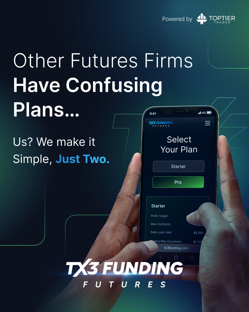 Trading is complicated enough, we've made it easier for you. 

🟩 The Starter Plan: Structure Today. Scale Tomorrow. 

🟩 The Pro Plan: For the Ones Who’ve Outgrown Rules.
 
🔗 Link in bio