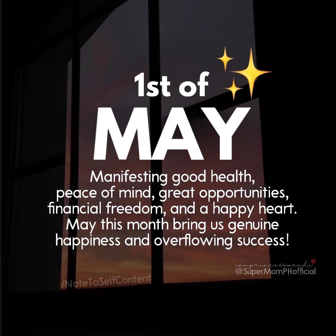 TheseDamnWords's tweet photo. GOODBYE APRIL! HELLO THERE, MAY!🎉✨
New year. New month. New blessings. New beginnings. New starts. New intentions. New results. All positive vibes. God bless everyone! 🙏🏻🧡🌿 https://t.co/PMRuivpP9B