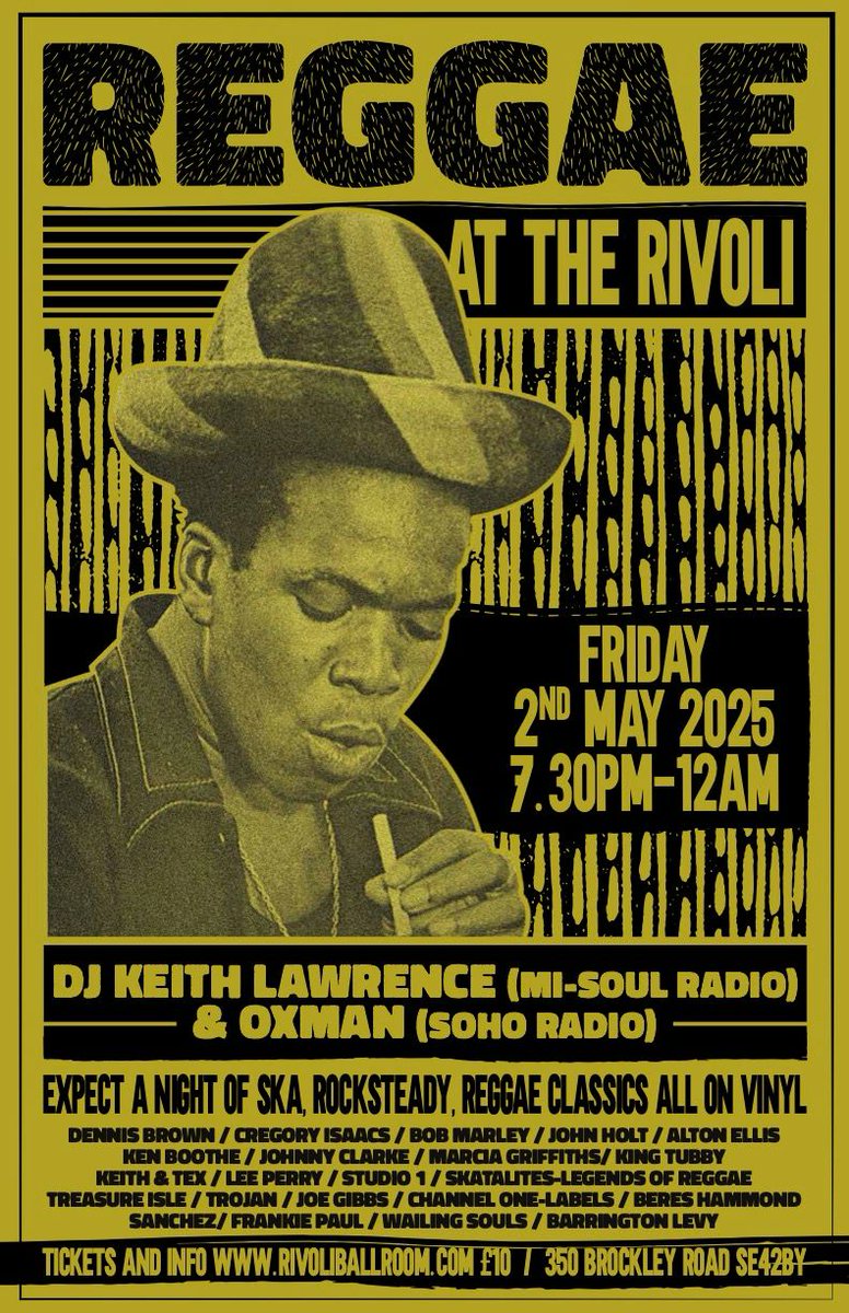 The REVIVAL REGGAE ROCK SHOW TONIGHT 11pm gmt on <a href="/misoulradio/">Mi-Soul</a> Mi-Soul.com all on vinyl. A few @barringtonlevy411 thrown in for his birthday today 30th We'll have some in the bag  @rivoliballroom this Friday for sure! He also graces this months flyer!