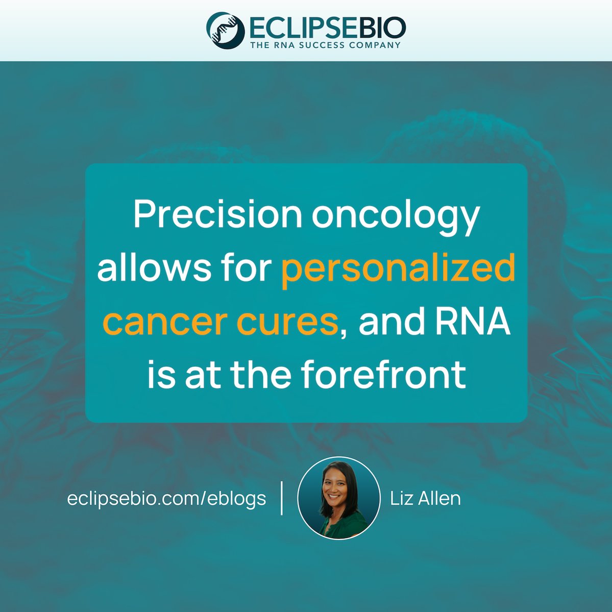 In our latest #eBlog, we explore how mRNA-based therapies are enabling personalized cancer vaccines—and how Eclipsebio supports their development with RNA-driven insights.

📖 Read more: hubs.ly/Q03jz0H90

 #CancerResearch #mRNA #PrecisionOncology #Eclipsebio
