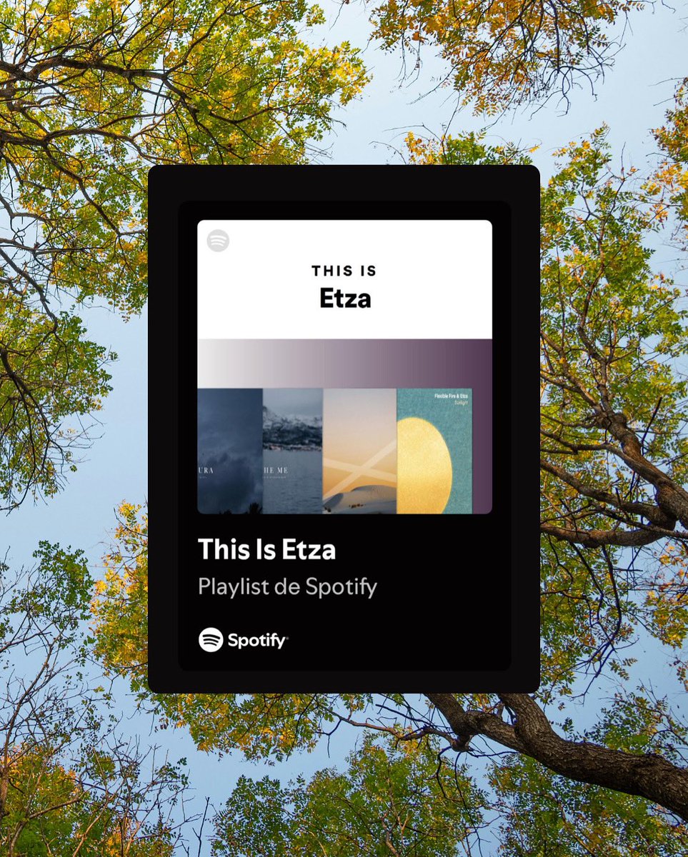 Spotify just made my official This is Etza playlist! I’m so happy and grateful for this. 🙂
Huge thanks to <a href="/Spotify/">Spotify</a> , and a special thanks to all of you for the constant support and love. Love you all! 💛
#spotify